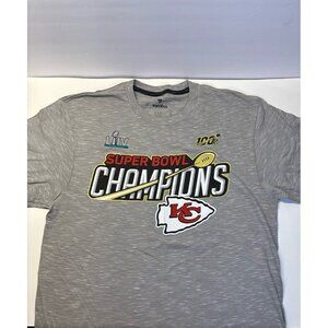 Kansas City Chiefs Super Bowl LIV Champions‎ Fanatics T-Shirt Gray